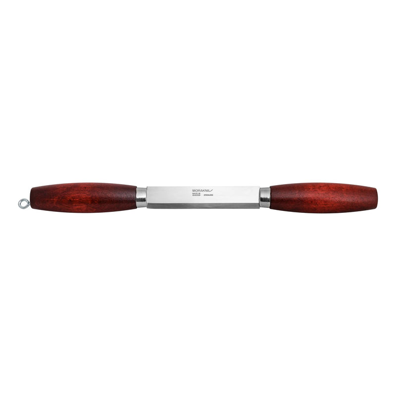 MORAKNIV Klassisches Holzspaltmesser ROT, Griffe aus recyceltem Edelstahl und Birke