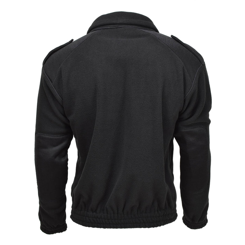 MIL-TEC Fleecepullover im Armeestil, Winterjacke, Sportpullover, schwarz
