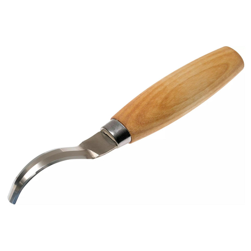 MORAKNIV Hakenlöffelmesser 163 doppelschneidiges Holzschnitzerei-Arbeitswerkzeug aus rostfreiem