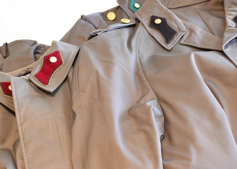 Echter österreichischer Armeemantel, Trenchcoat, Militärausgabe, lange graue Jacke
