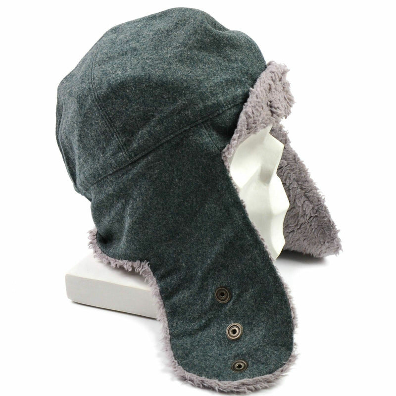 Original Schweizer Armee Wintermütze Schweizer Militär graue Wolle Wintermütze