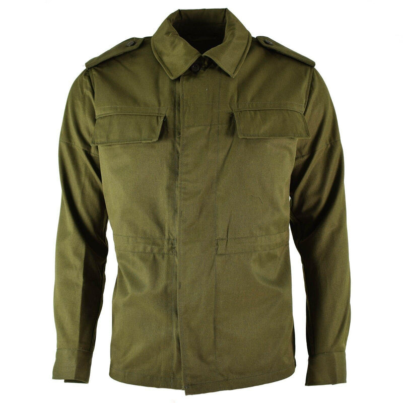 Echte Vintage tschechische Armee Feldjacke M85 Militär Olivgrün Militär CZ