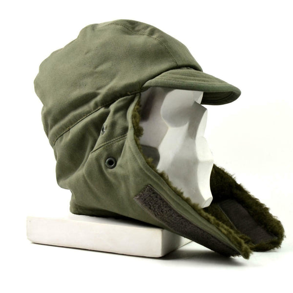 Original französische Armee-Wintermütze für kaltes Wetter, französische Militärausgabe, Feldmütze