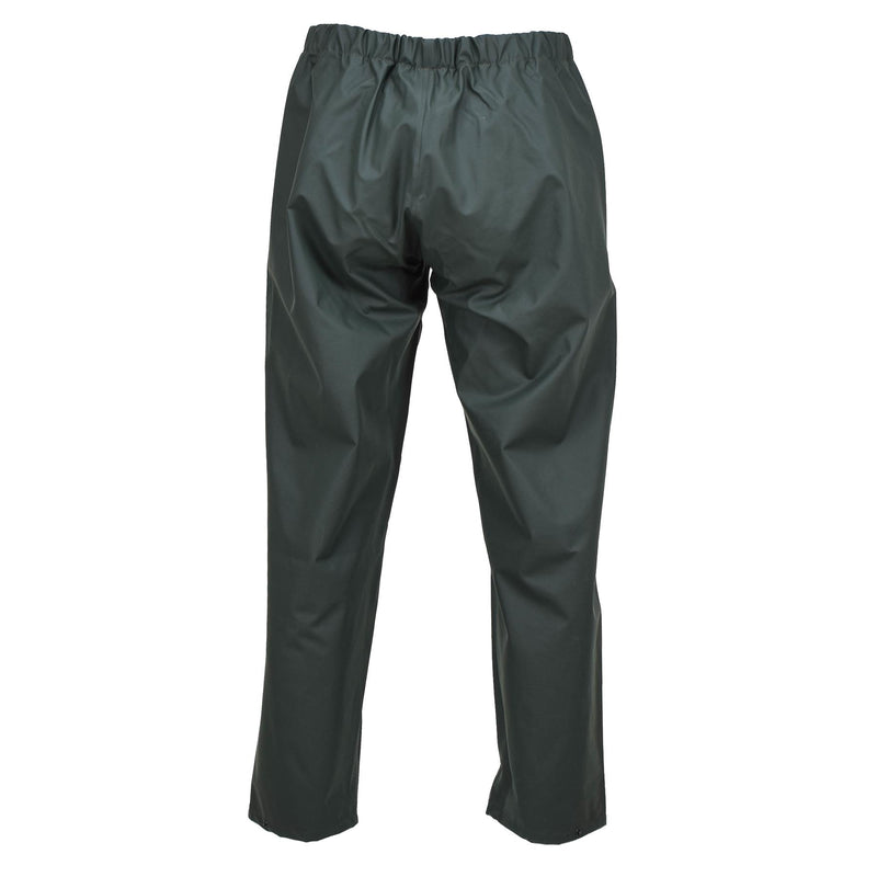Echte belgische Militär-Regenhose, wasserdichte Outdoor-Hose in Olivgrün, NEU