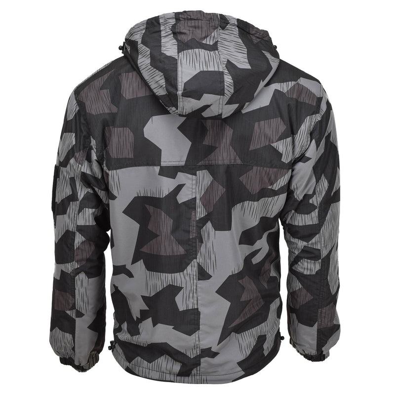 MIL-TEC Anorak Jacke Splitter Nachttarnung Winddicht Kapuze Warm Sportbekleidung