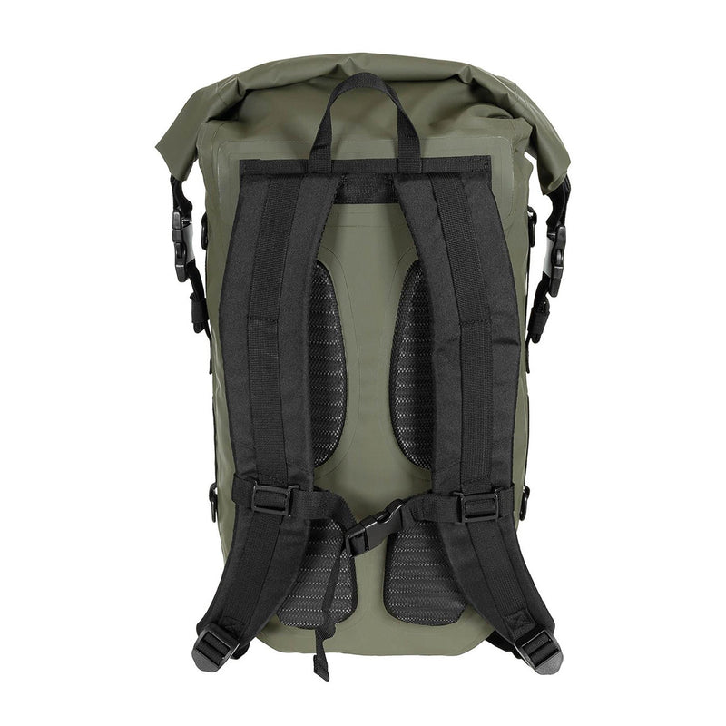 MFH Militärischer Dry Bag aus olivgrünem PVC, leichter wasserdichter Wanderrucksack Molle NEU
