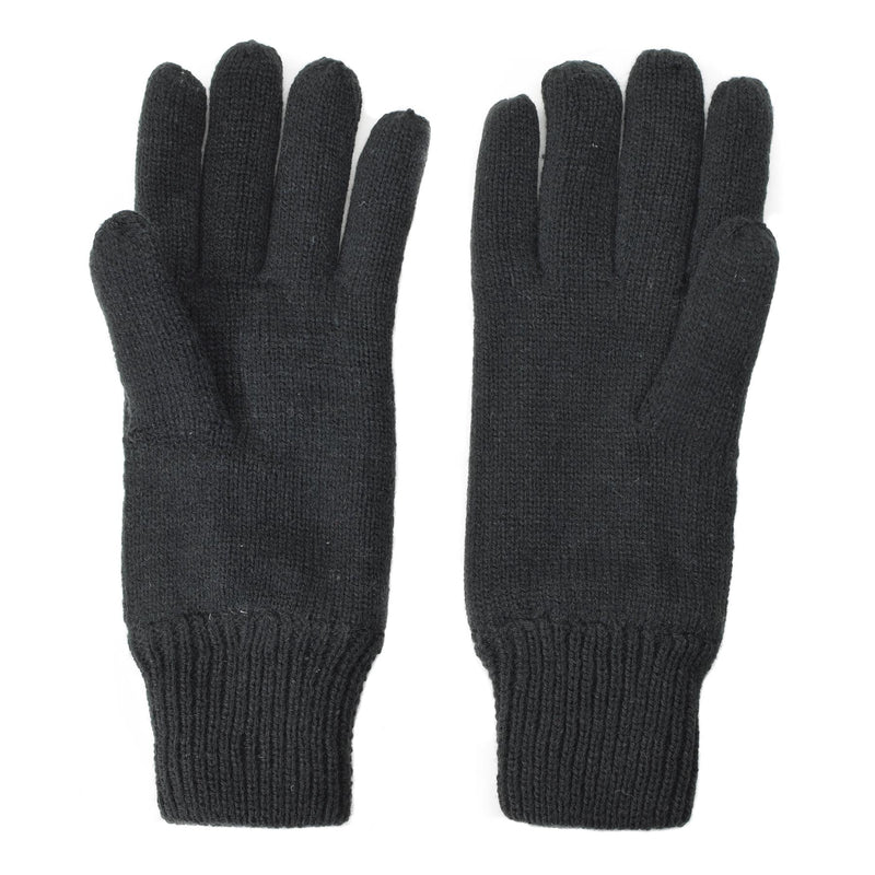 Mil-Tec Handschuhe Herren Warmes Strickfutter THINSULATE™ Schwarz Taktische Winterausrüstung