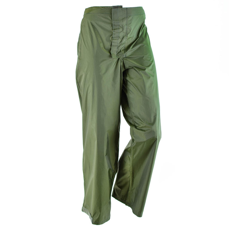 Echte dänische Armee OD Nässeschutzhose wasserdichte Regenhose Dänemark