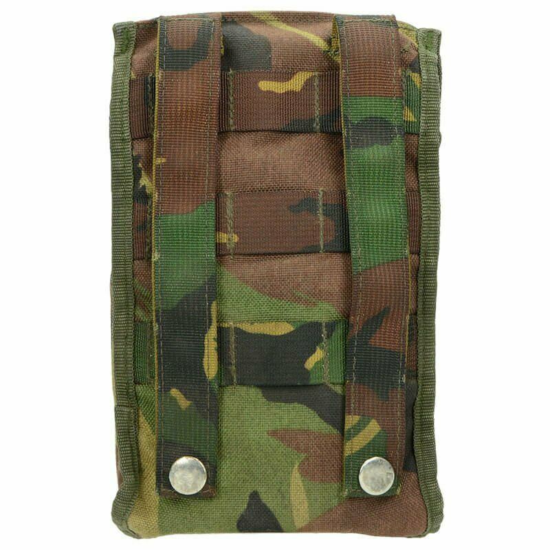 Genuine Dutch Army Canteen w pouch & stainless steel cup DPM camouflage MOLLE - GoMilitar