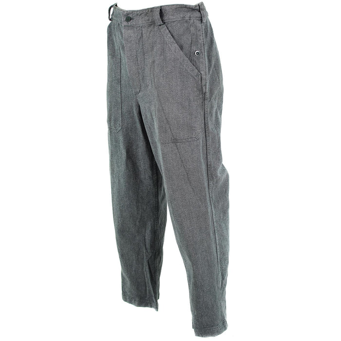 Echte Schweizer Armee-Denim-Arbeitshose, graue Hose, Militärdienst-Arbeitskleidung – GoMilitar