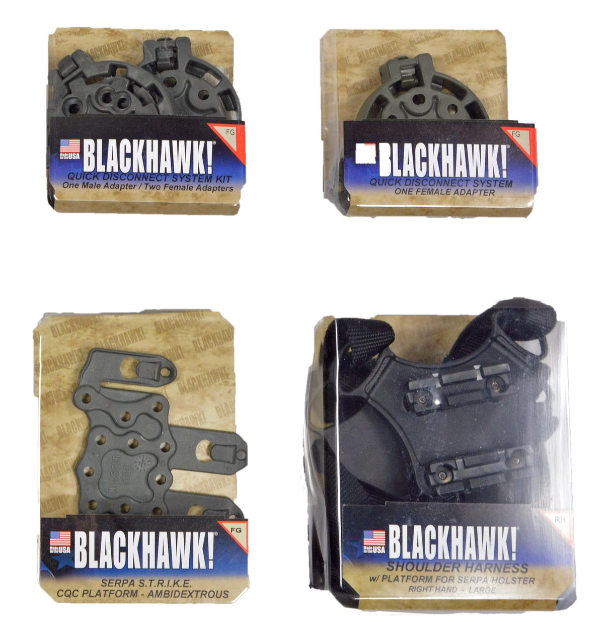 Original U.S. Militär Pistolenholster-Set Blackhawk SERPA LV3 Beretta Foliage