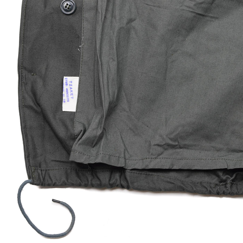 Original griechische Armee M65 ungefütterte Jacke grau Arbeitsuniform Militär Überschuss NEU