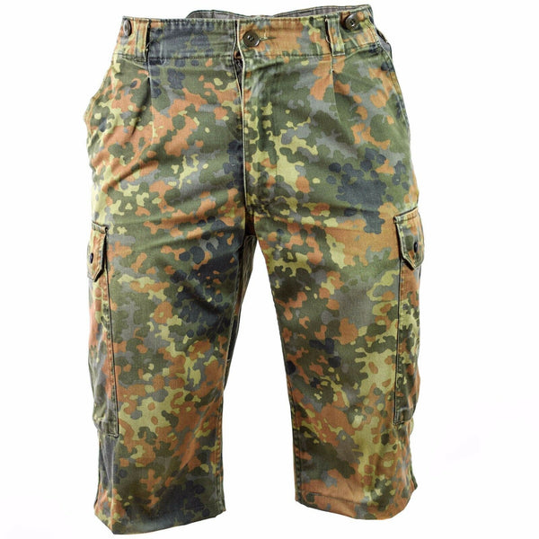 Original Bundeswehr Shorts Kampffeld Flecktarn Camouflage Bermuda