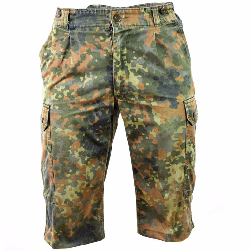 Original Bundeswehr Shorts Kampffeld Flecktarn Camouflage Bermuda