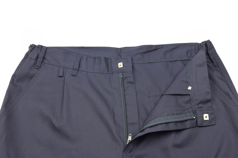 Original britische ISS blaue Arbeitshose, überschüssige Cargohose in Blister NEU