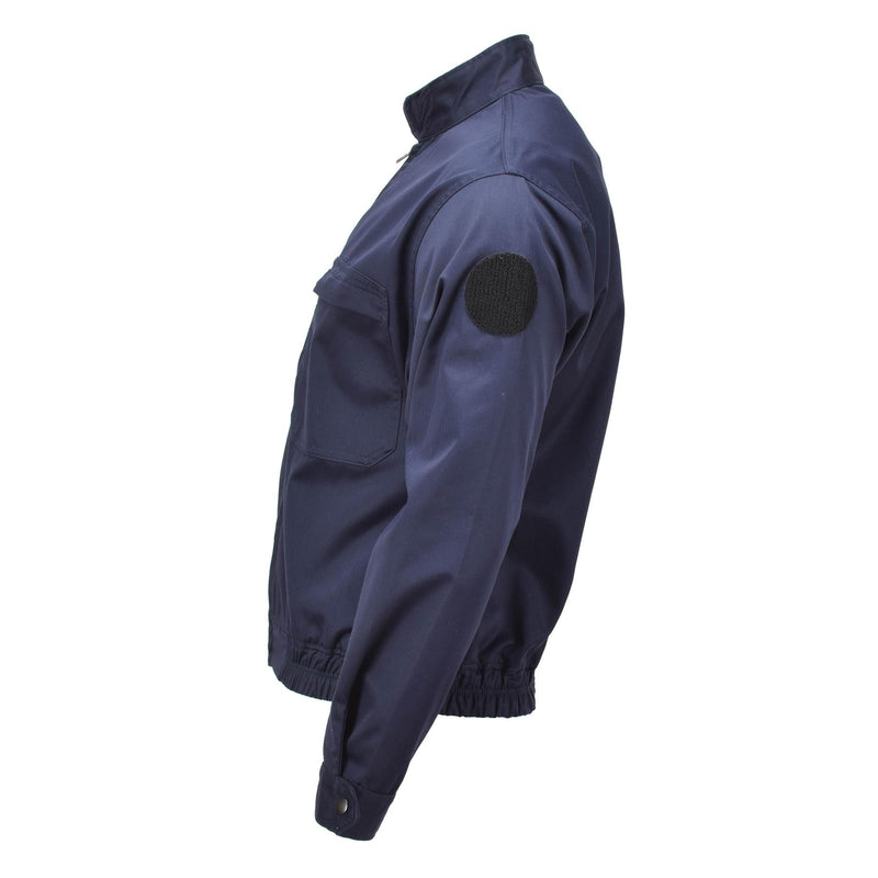 Echte französische Militärpolizei-Uniformjacke, blaue MP-Hemden aus massivem Ripstop, NEU