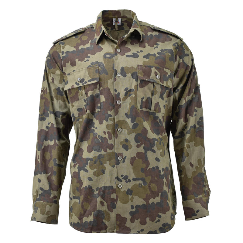 Original rumänische Militärhemden, leichte Felduniform M94, Mosaik-Tarnung