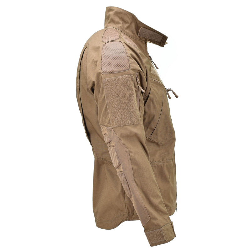 Mil-Tec Brand Militärstil Ripstop Dark Coyote Kampftruppenjacke Chimera