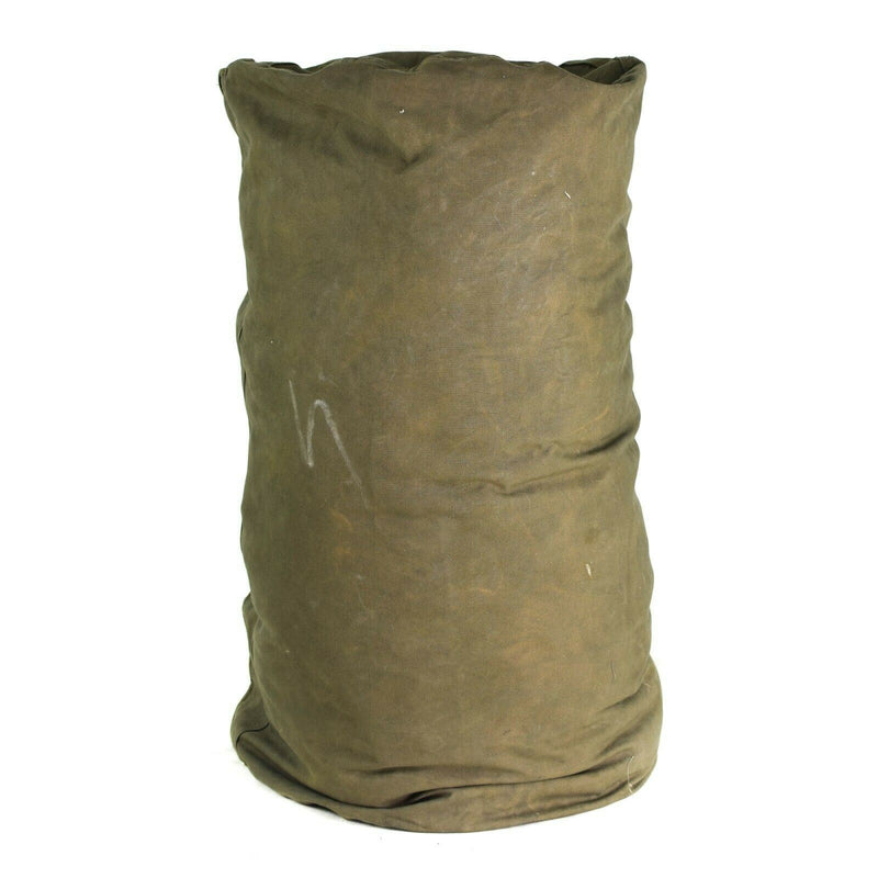 Original Seesack der Bundeswehr, großer olivfarbener Rucksack