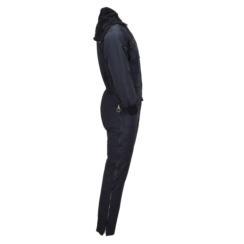 Original niederländischer Militär-Winteroverall mit Kunstpelzkapuze, warmer Overall