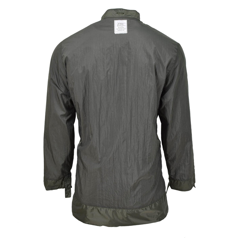 Original niederländische Militär-Innenjacke, wasserdicht, versiegelte Nähte, Kampfjacke, Olivgrün