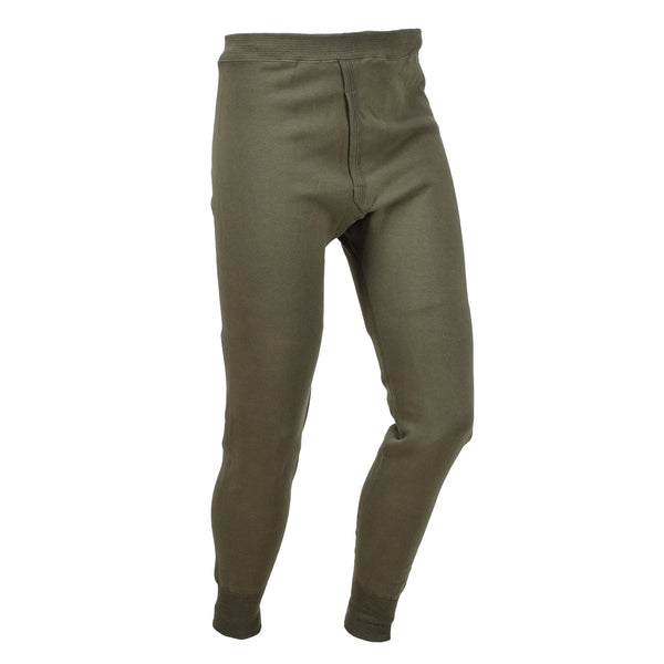 Original Französische Militär Thermo Unterhose Kaltwetter Wärmehose oliv NEU