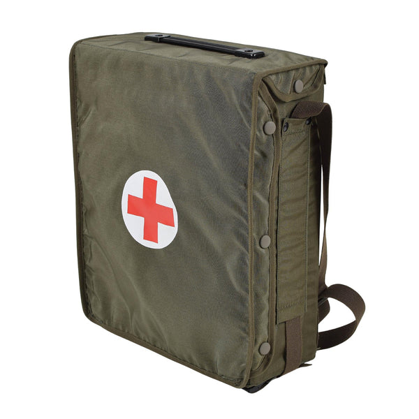 Original Österreichisches Bundesheer Erste Hilfe Tasche Schultertasche oliv Arzt Medizin Survival NEU