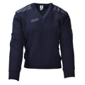 Original niederländischer militärblauer Pullover, Woll-Bodywarmer mit langen Ärmeln, NEU
