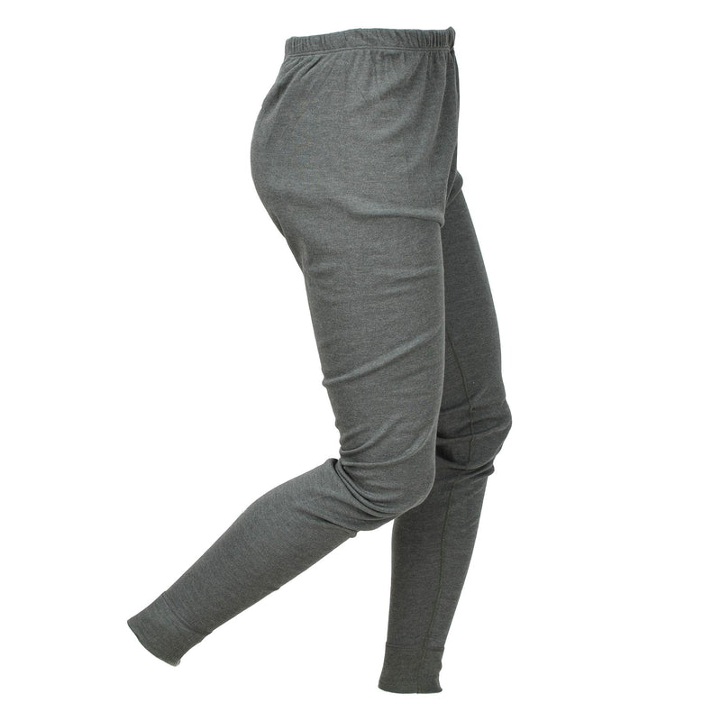 Original belgische Militär-Unterhose Thermo-Jersey-Hose oliv flammhemmend NEU
