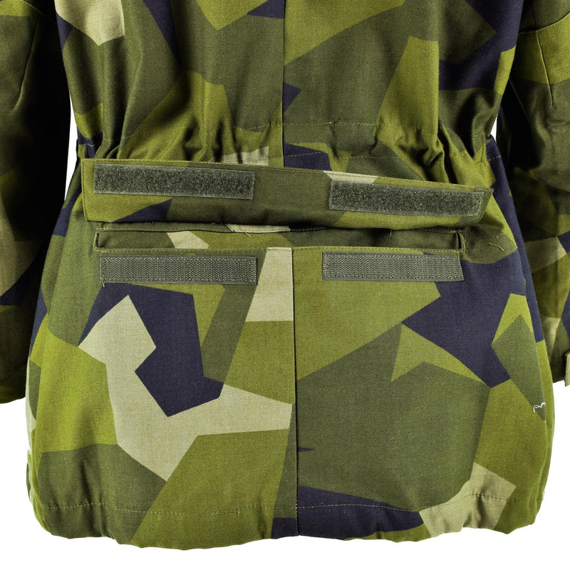 Original schwere M90-Jacke der schwedischen Armee, Splittertarn, Militär, Feldtruppen, NEU