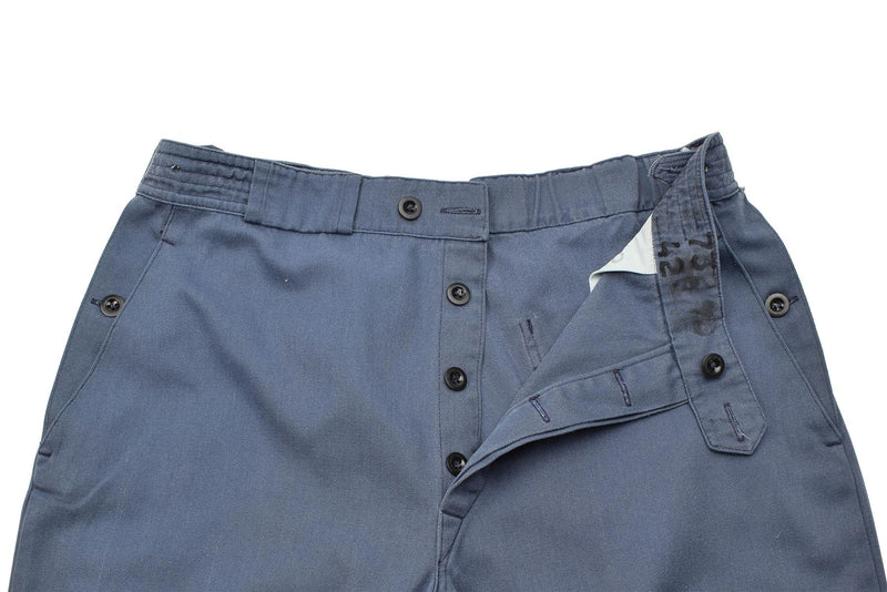 Original Schweizer Zivilschutzhose Blaue Hose Kampfhose Schweiz Militär gebraucht