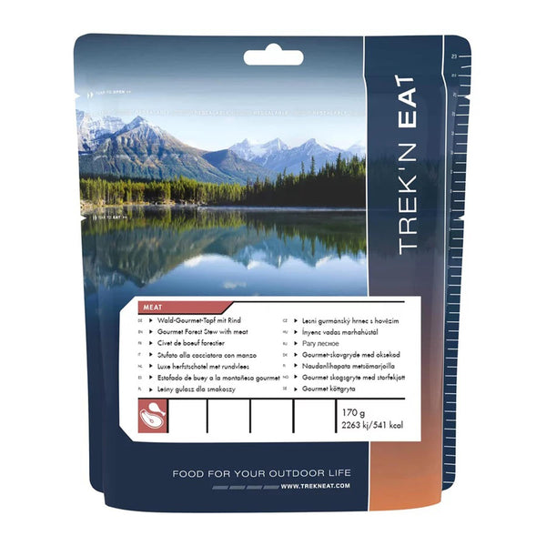 Trek'N Eat Hauptmahlzeit Gourmet Forest Dehydrierte Notration Essen Camping