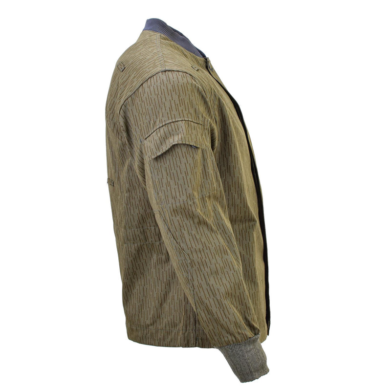 Original deutsche Militär NVA Strichtarn Camo Jacke Vintage Kampf Felduniform