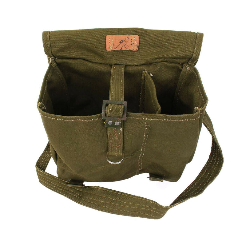 Original rumänische Armee Brotbeutel Militär Überschuss Olive Canvas Brotbeutel Überschuss