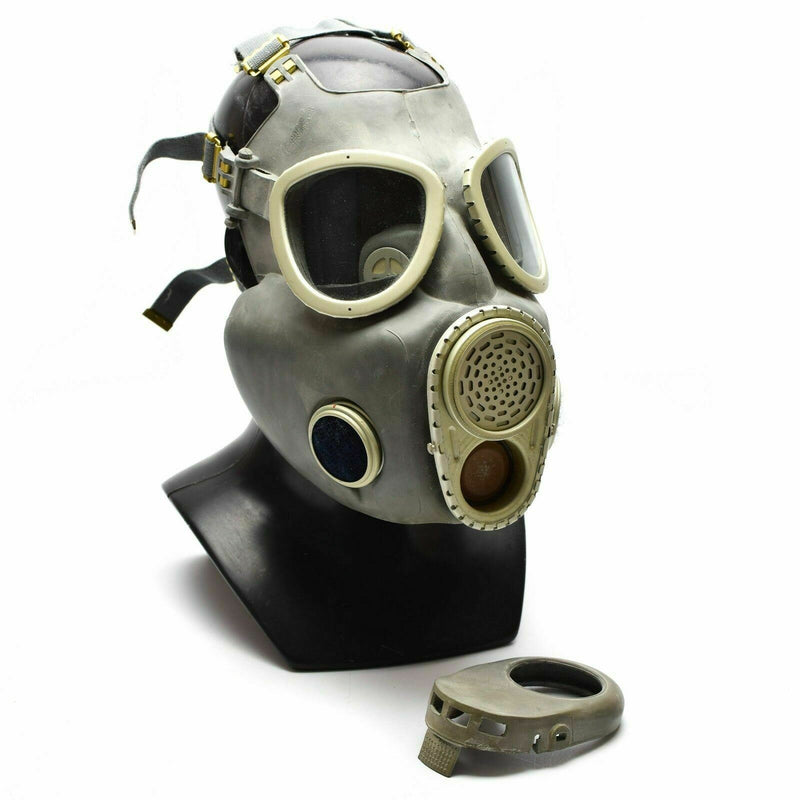 Polnische Militär-Gasmaske MP-4 Original Atemschutzmaske Chemisch Grau Oliv OD NEU
