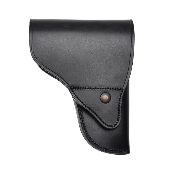 Original italienisches Militär-Pistolenholster aus Leder für Beretta-Gun-Carry, Schwarz