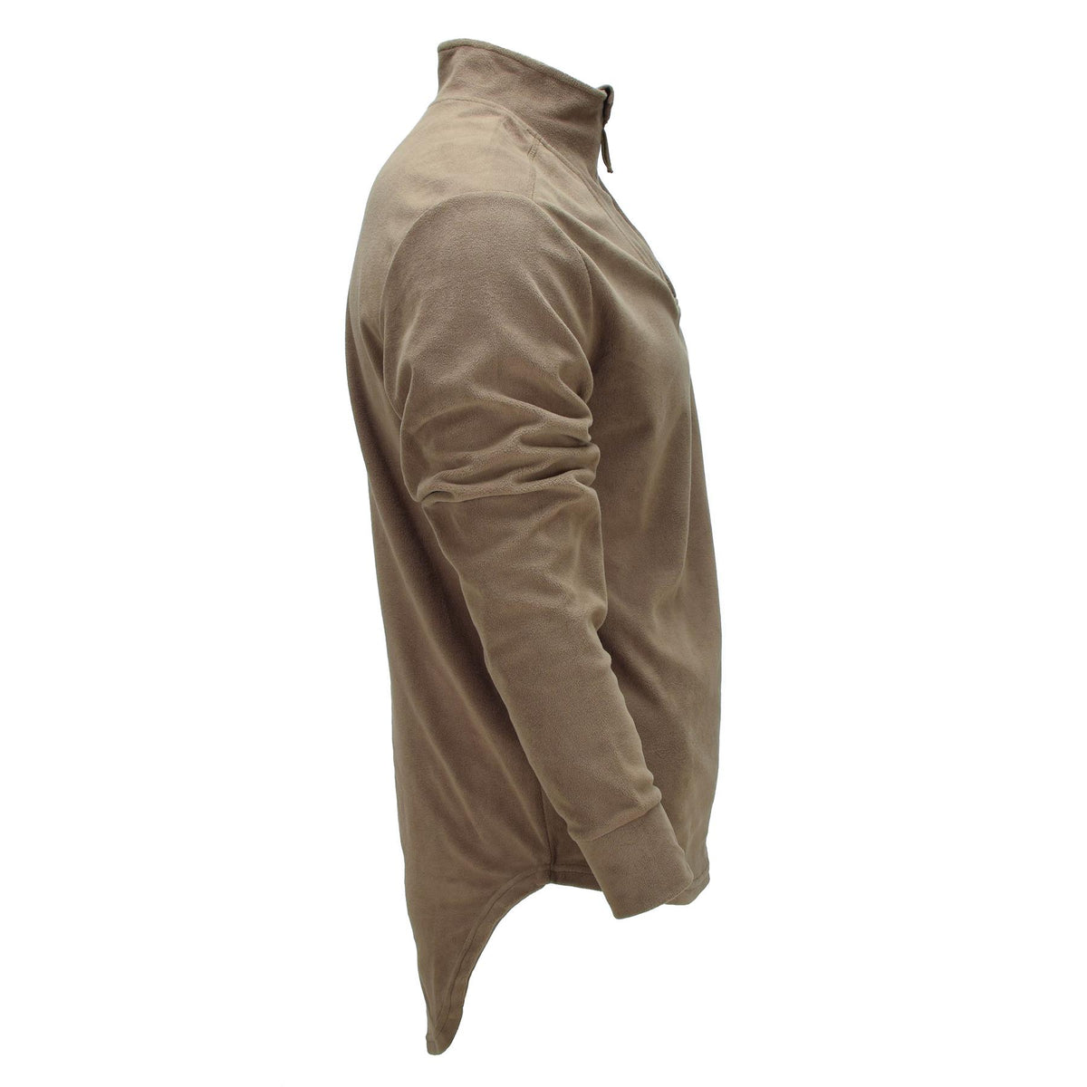 Original British Army PCS Thermo-Kampfunterhemd mit halbem Reißverschluss, helloliv
