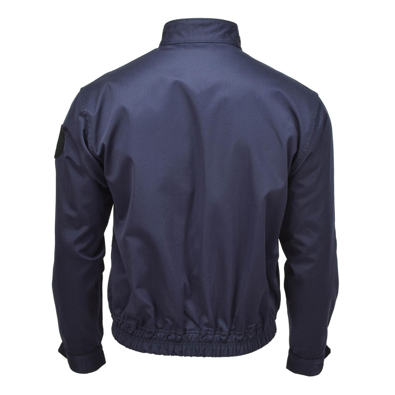 Echte französische Militärpolizei-Uniformjacke, blaue MP-Hemden aus massivem Ripstop, NEU
