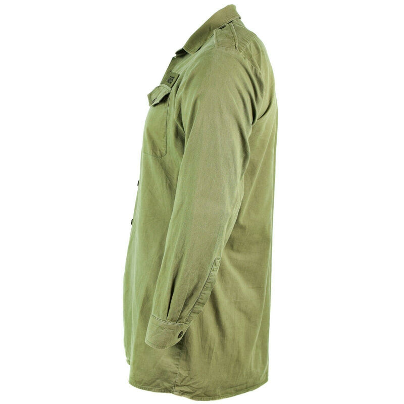 Original britisches Armeehemd OD Green Militärdienst Langarm BDU