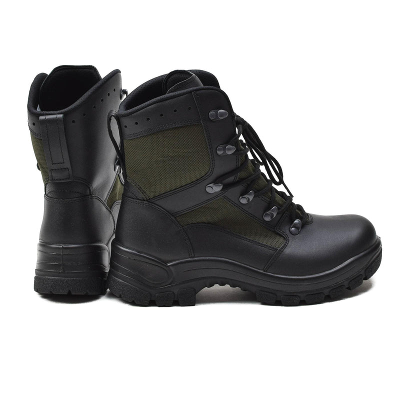 Original deutsche Militär Kampfstiefel Leder Textil taktische Feldschuhe NEU