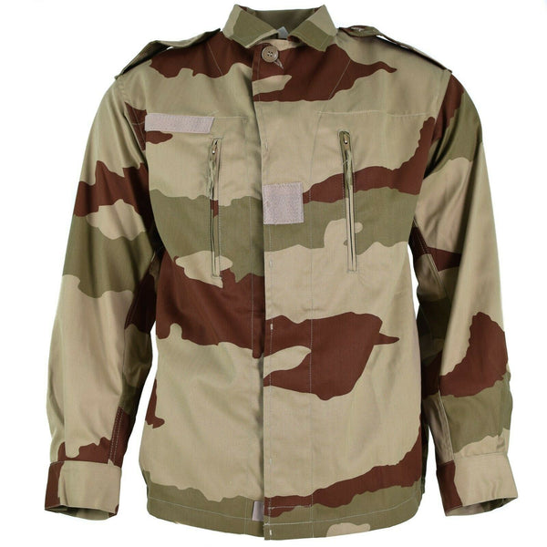Originale F2-Jacke der französischen Armee, Wüstentarnung, französische Militär-Überschussausgabe