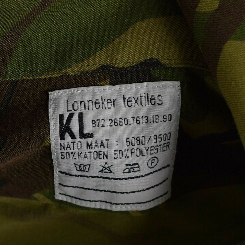 Original niederländisches Armeehemd M65 Militärausgabe Woodland DPM Kampfjacke Holland