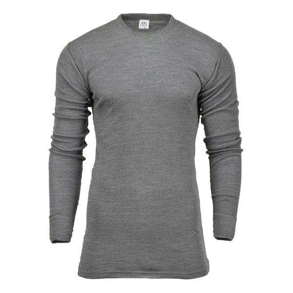 Echtes belgisches Militär-Unterhemd, thermograues Jersey-Shirt, flammhemmend, NEU