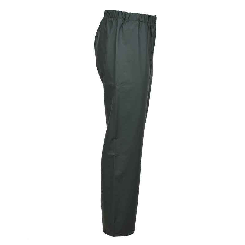 Echte belgische Militär-Regenhose, wasserdichte Outdoor-Hose in Olivgrün, NEU