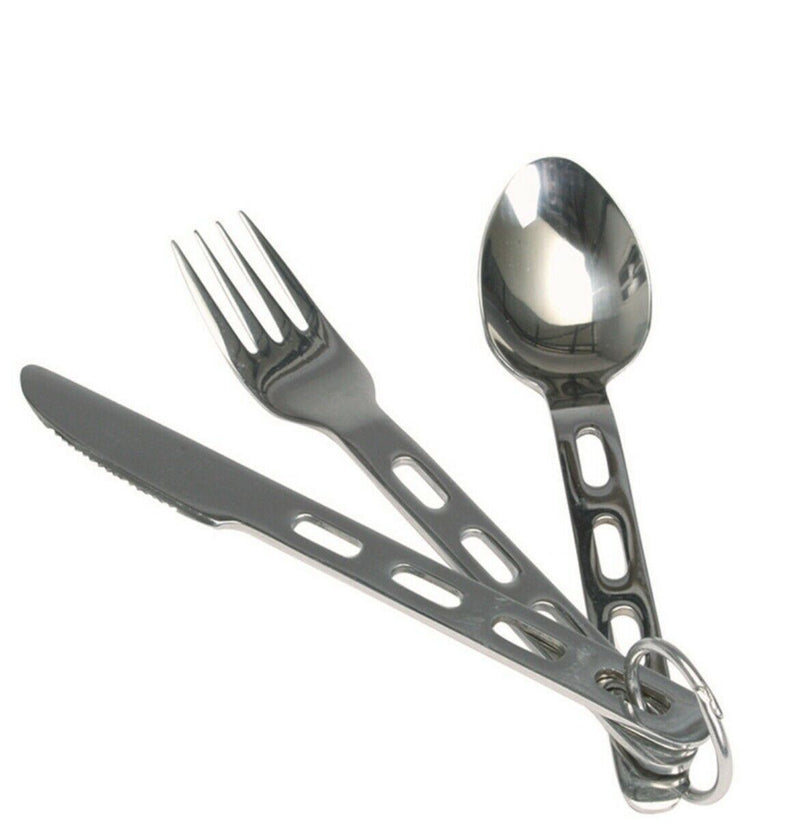 Edelstahl Besteck Set 3-teilig Essbesteck Messer Gabel Löffel Besteck 