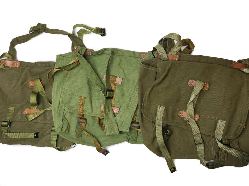 Original rumänische Armee Brotbeutel Militär Überschuss Olive Canvas Brotbeutel Überschuss