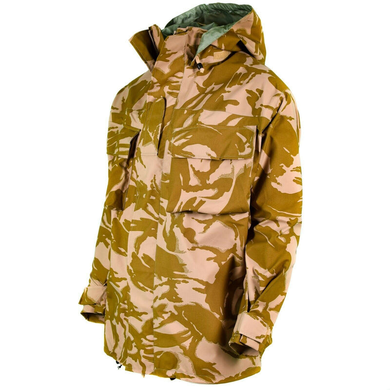 Echte britische Armee Kampfjacke Wüstentarn MVP Goretex wasserdicht Regen NEU