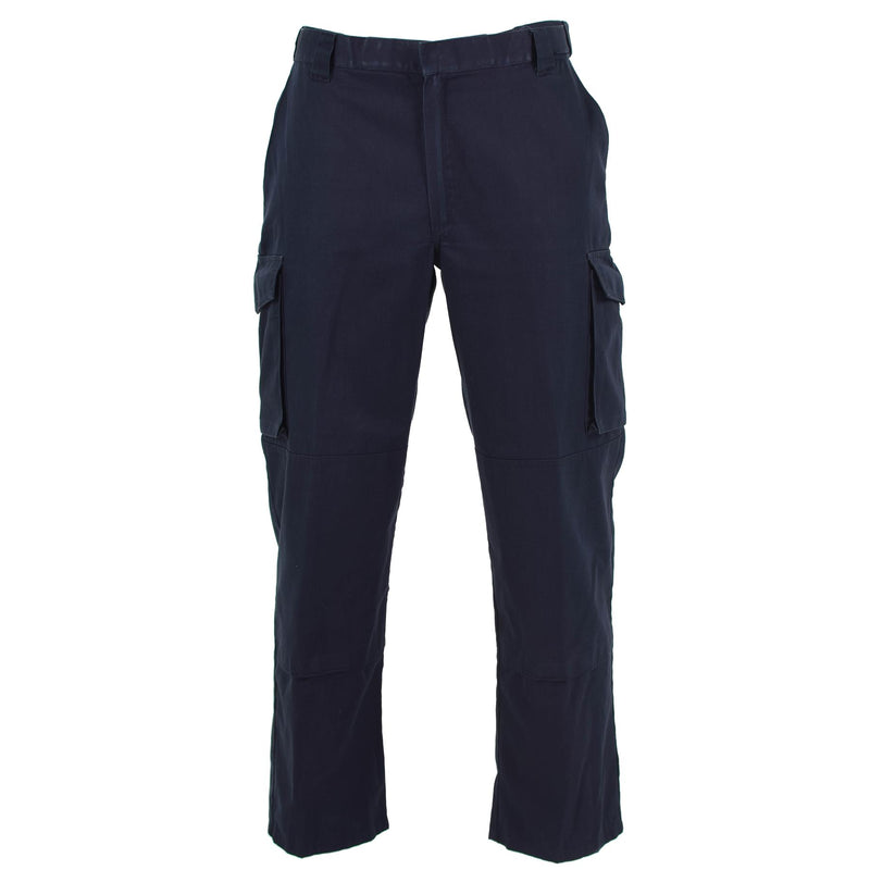 Echte britische Polizeihose, blaue Uniformhose, leichte Militär-Überschussware