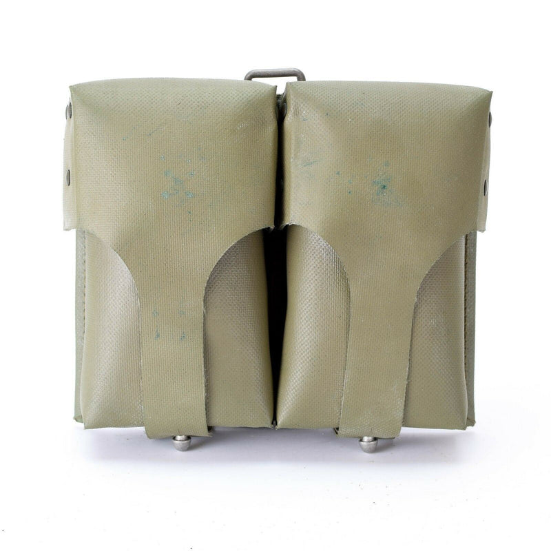 Original Bundeswehr Munition Magazintasche doppelt PVC beschichtet Magazine Mag Olive OD