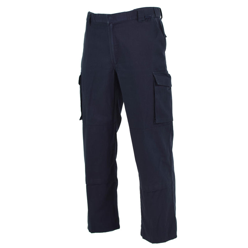Echte britische Polizeihose, blaue Uniformhose, leichte Militär-Überschussware